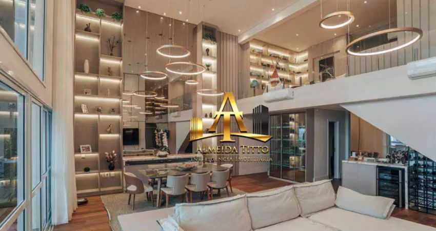 Apartamento com 5 dormitórios à venda, 338 m² por r$ 6.500.000 - alphaville empresarial - barueri/sp