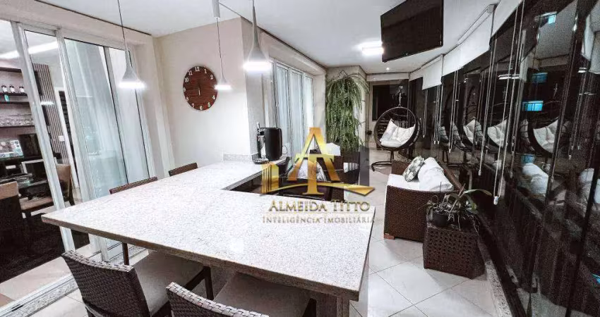 Apartamento com 3 dormitórios para alugar, 201 m² por r$ 14.051,07/mês - condomínio terraços tamboré - santana de parnaíba/sp