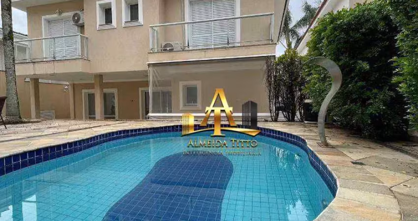 Casa com 4 dormitórios para alugar, 450 m² por r$ 20.000/mês - alphaville residencial plus - barueri/sp