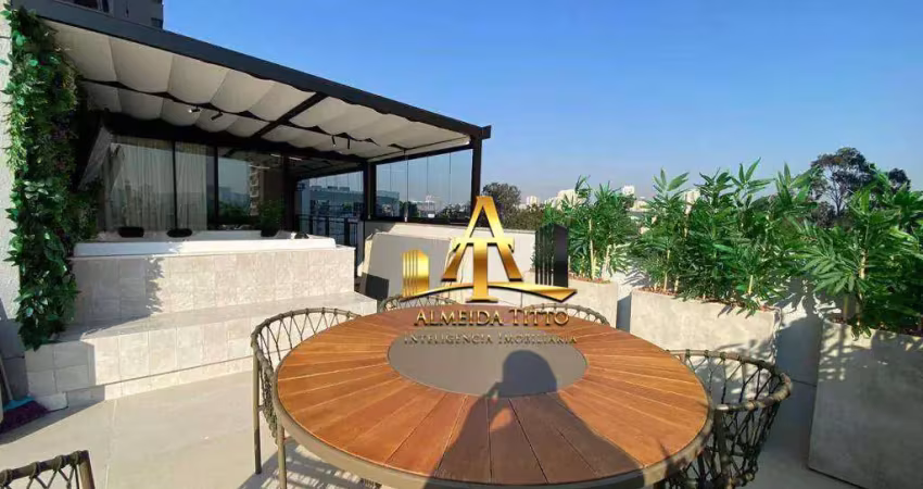Apartamento com 2 dormitórios à venda, 126 m² por r$ 1.650.000,00 - aruanã 601 - barueri/sp