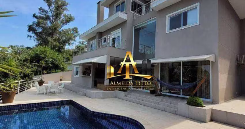 Casa com 4 dormitórios à venda, 561 m² por r$ 5.000.000 - gênesis 1 - santana de parnaíba/sp