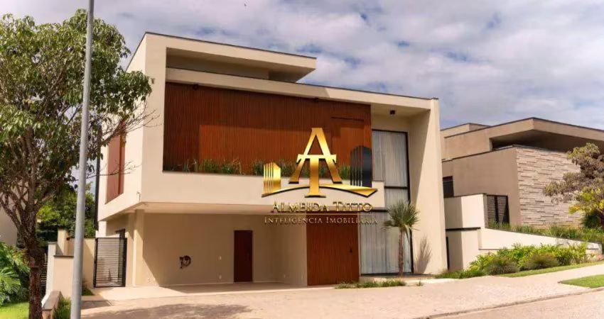 Casa com 4 dormitórios à venda, 450 m² por r$ 5.100.000 - alphaville nova esplanada - votorantim/sp