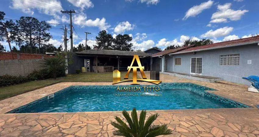 Chácara com 3 dormitórios à venda, 1000 m² por r$ 550.000 - dona catarina - mairinque/sp