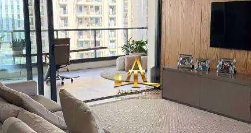 Apartamento com 3 dormitórios, 282 m² - venda por r$ 5.900.000 ou aluguel por r$ 45.000/mês - condomínio canvas high houses - barueri/sp