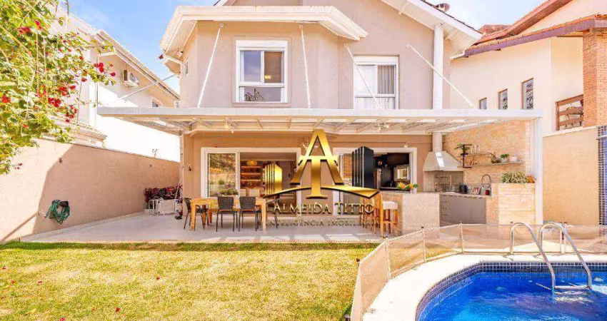 Casa com 4 dormitórios à venda, 297 m² por r$ 3.200.000 - residencial cinco (alphaville) - santana de parnaíba/sp