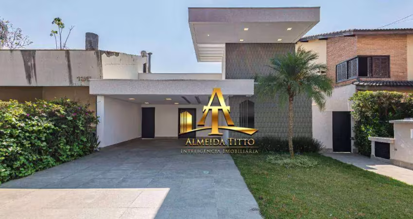 Casa com 3 dormitórios à venda, 310 m² por r$ 3.800.000 - alphaville 03 - santana de parnaíba/sp