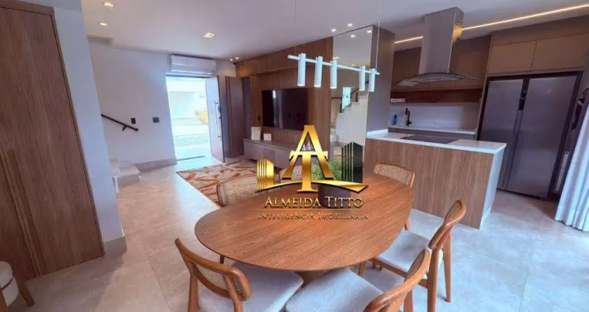 Casa com 3 dormitórios para alugar, 154 m² por r$ 17.000/mês - alphahouse 1 - santana de parnaíba/sp