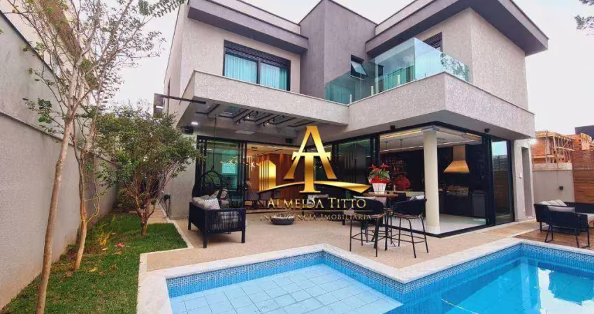 Casa com 4 dormitórios à venda, 380 m² por r$ 4.700.000 - alphaville 11 - santana de parnaíba/sp