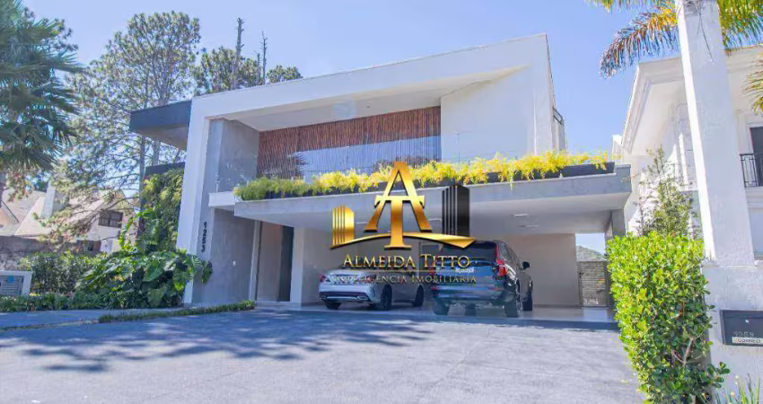 Casa com 4 dormitórios à venda, 665 m² por r$ 13.500.000 - alphaville 10 - santana de parnaíba/sp