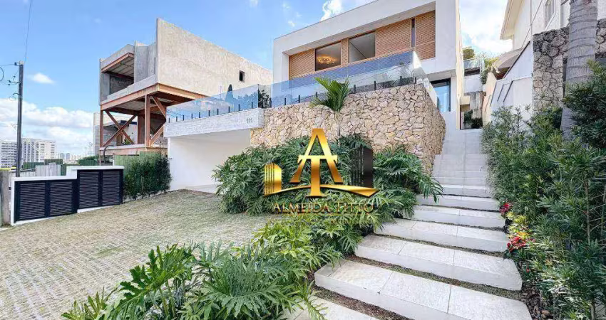 Casa com 4 dormitórios à venda, 388 m² por r$ 5.950.000 - alphasítio - santana de parnaíba/sp