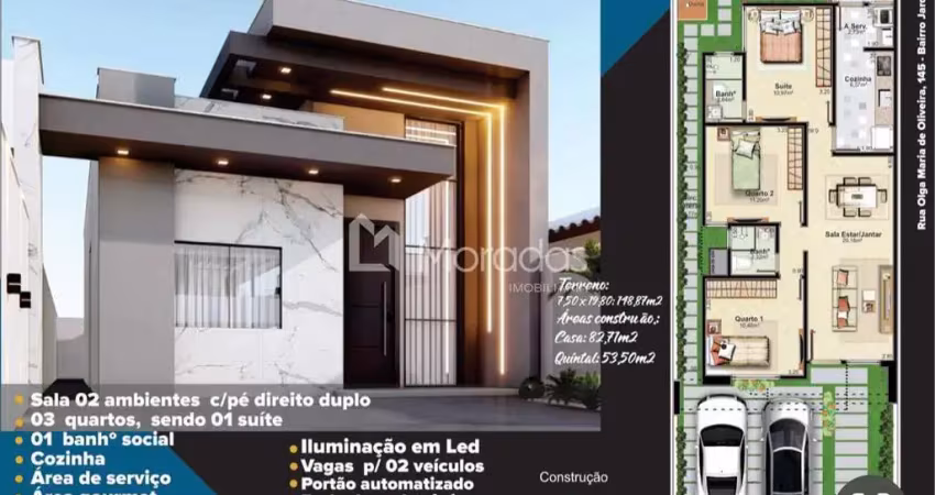 Casa com 3 quartos à venda no Parque São Benedito, Campos dos Goytacazes 