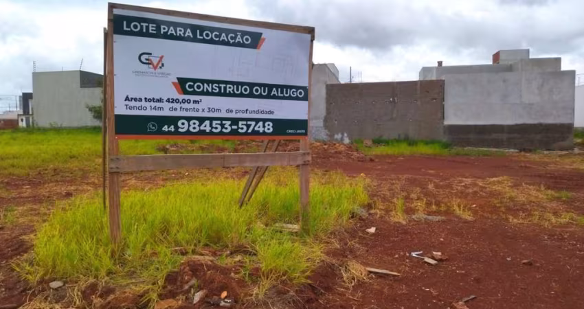 Terreno para locação Residencial Bom Jardim