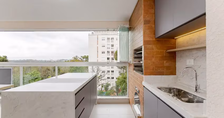 Apartamento pronto para morar, 3 quartos, 106,34m² alto padrão condomínio clube no bacacheri