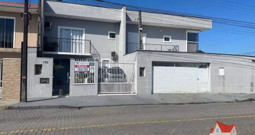Sobrado Geminado C/113 m2 C/03 Quartos C/Suite+Closet+Moveis Planejados No Bairro J.Iririu!