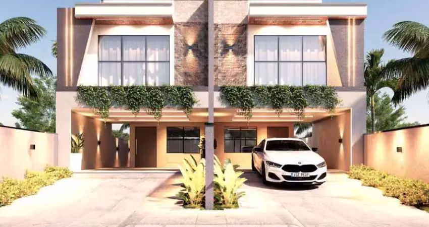 Conforto e sofisticacao! sobrados geminado c/03 suites + hidro + area c/churrasq.e piscina + 02 garagens cobertas no jardim sofia !