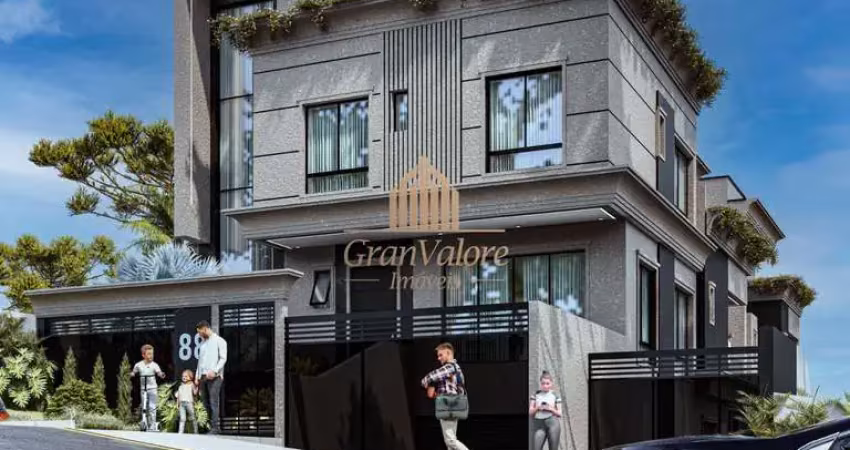 Sobrado em condomínio pequeno com vista incrível do terraço!
