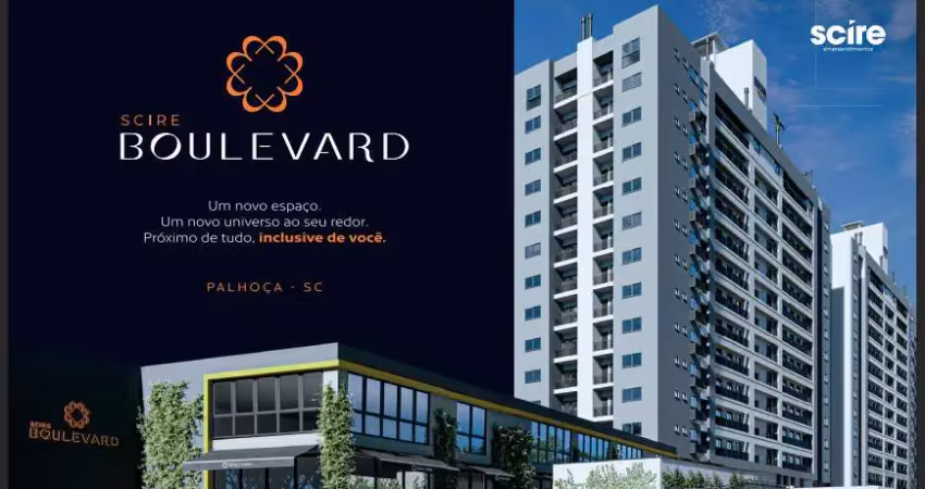 Apartamento para venda em palhoça, pedra branca, 2 dormitórios, 1 banheiro, 1 vaga