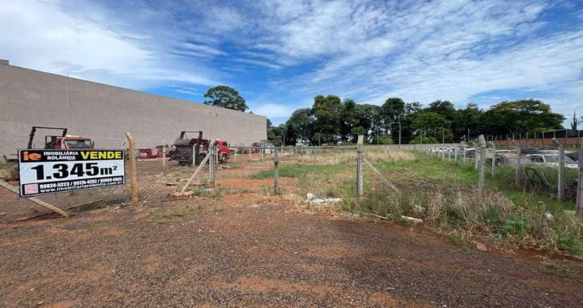 Terreno à venda, 1345 m² por R$ 700.000,00 - Centro - Rolândia/PR