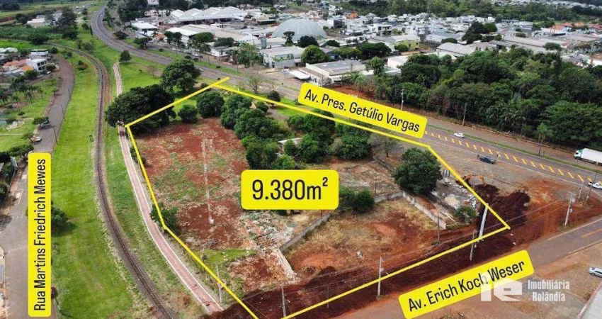 Lote comercial com 9380 m² por R$ 3.700.000 - Na entrada de Rolândia/PR