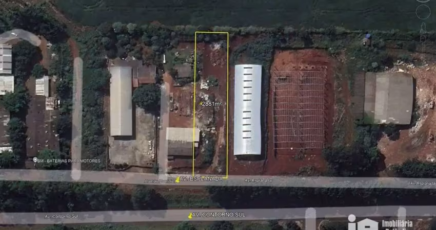 Terreno à venda, 2881 m² por r$ 720.000,00 - parque industrial cafezal - rolândia/pr