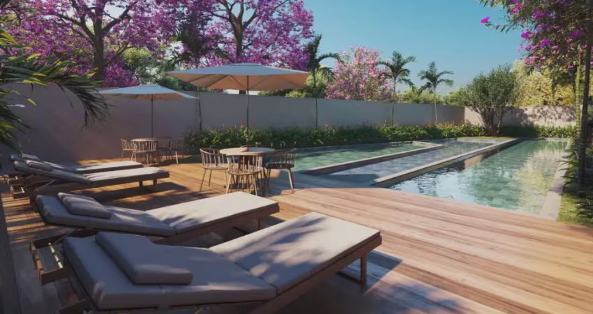 Vem ser feliz aqui!   janga garden residence é muito mais que um apartamento — é um estilo de vida completo, repleto de lazer, conforto e conveniência. tudo isso a poucos passos da praia.