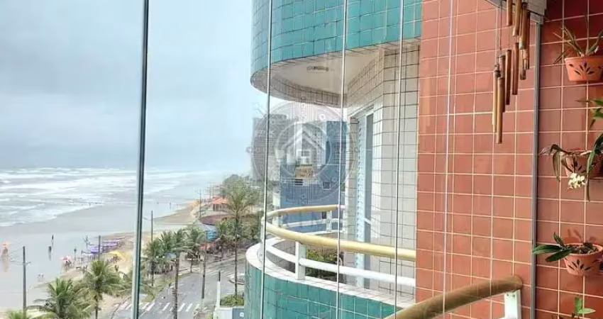 Edifício maison badezir - apartamento frente mar à venda – vera cruz, mongaguá/sp