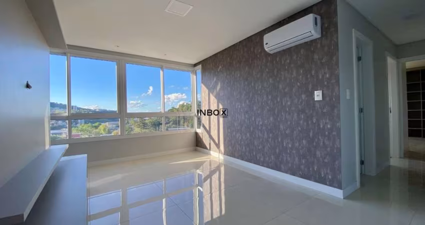 APARTAMENTO SEMIMOBILIADO COM 02 DORMITÓRIOS E 01 BOX DE GARAGEM NO BAIRRO BORGO