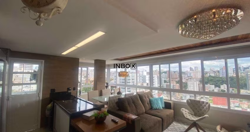 INBOX CIA IMOBILIÁRIA VENDE APARTAMENTO COM 02 DORMITÓRIOS SENDO UM DESTES SUÍTE COM 77,93M² PRIVATIVOS LOCALIZADO NO BAIRRO BORGO
