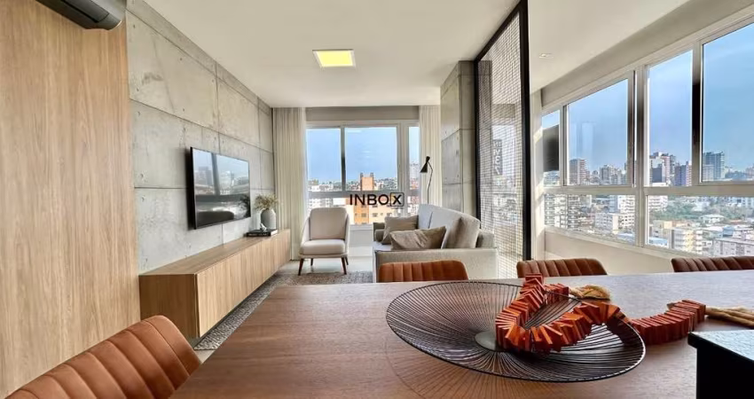 Inbox Cia Imobiliária vende apartamento de 2 quartos mobiliado no bairro São Francisco em Bento Gonçalves