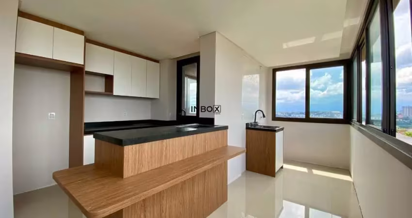 Inbox cia imobiliária aluga em bento gonçalves - apartamento de três quartos no centro.