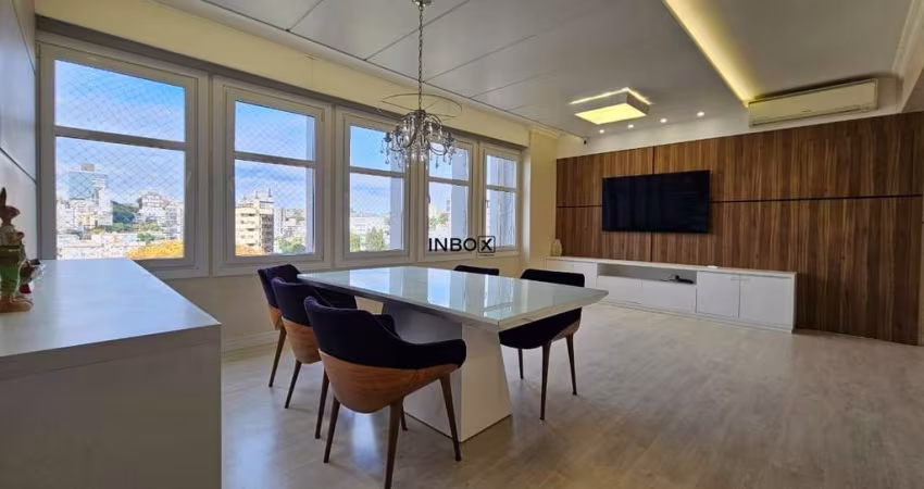INBOX CIA IMOBILIÁRIA VENDE APARTAMENTO SEMIMOBILIADO DE 03 DORMITÓRIOS COM 136,28M² DE ÁREA PRIVATIVA NO BAIRRO CENTRO EM BENTO GONÇALVES