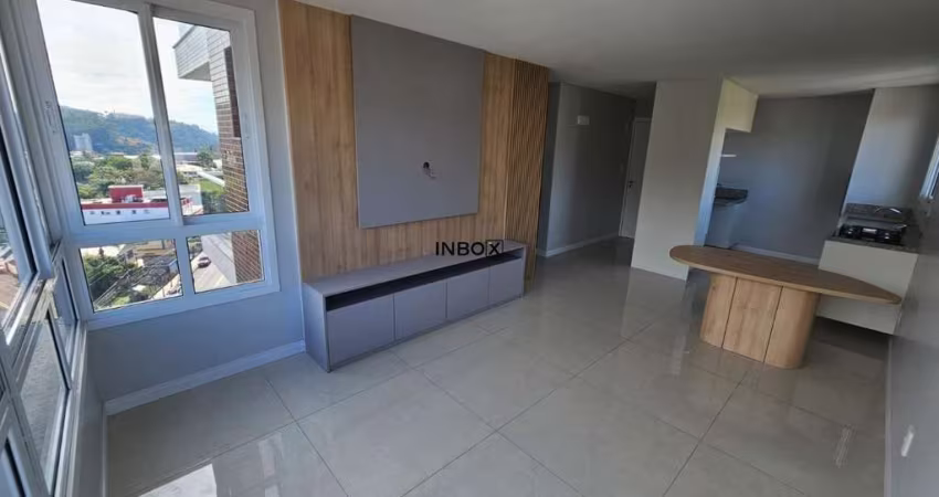 INBOX CIA IMOBILIÁRIA VENDE APARTAMENTO SEMIMOBILIADO COM 02 DORMITÓRIOS E 02 BOXES NO BAIRRO BORGO