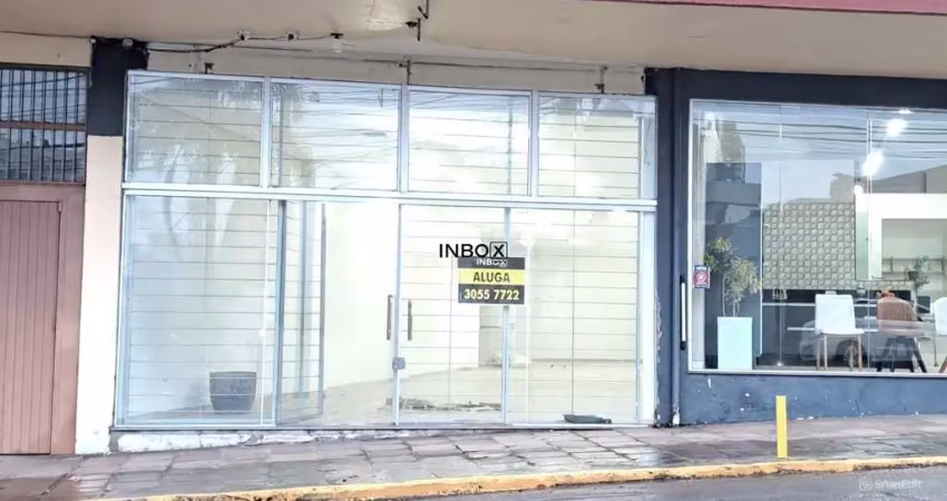 Inbox cia imobiliária aluga sala térrea com 120m² no centro de bento gonçalves