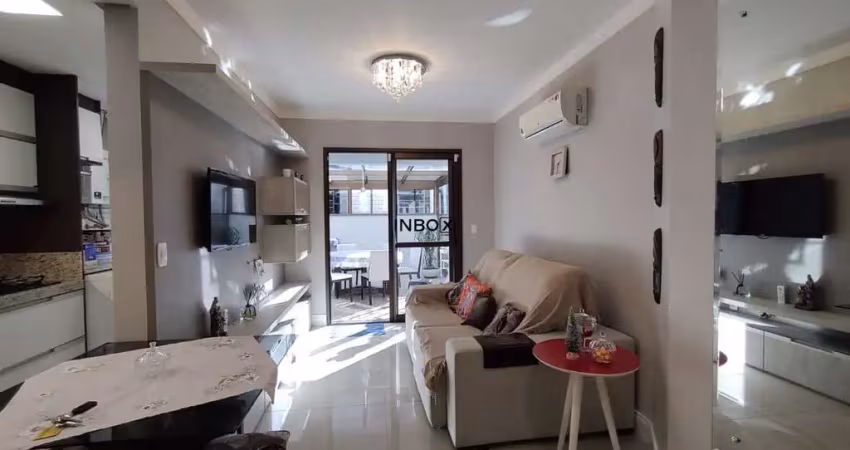 APARTAMENTO MOBILIADO COM TERRAÇO DE UM QUARTO NO BAIRRO PROGRESSO
