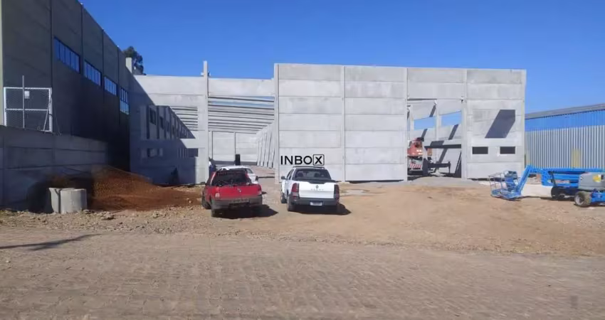 Inbox cia imobiliária aluga pavilhão novo com 1049m² localizado no distrito industrial de tamandaré na cidade de garibaldi