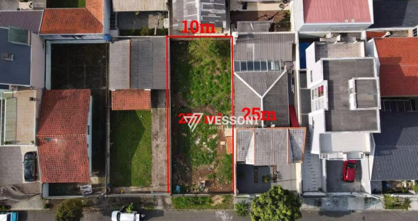 Terreno  |  250 m²  |  R$ 357000  |  Monte Libano  |  São José dos Pinhais/PR