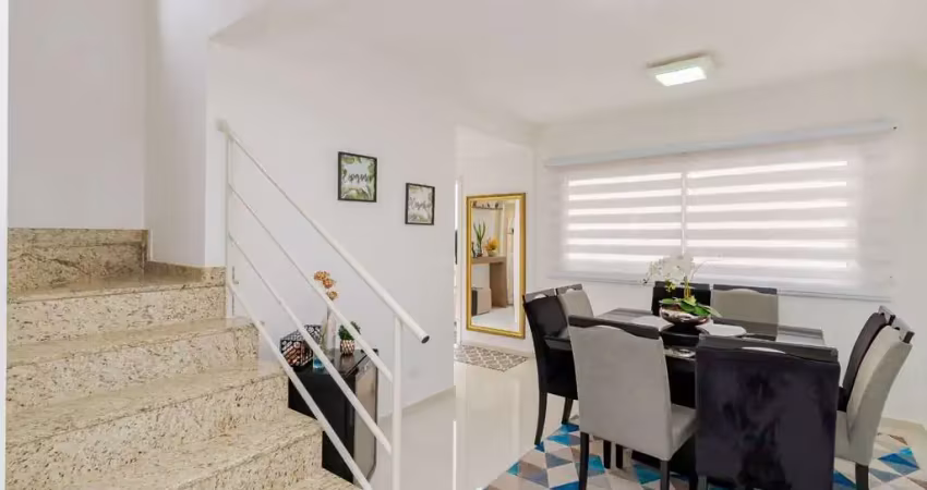 Santa felicidade, sobrado em condomínio, espaço gourmet, 3 quartos sendo 1 suíte, r$878.000,000