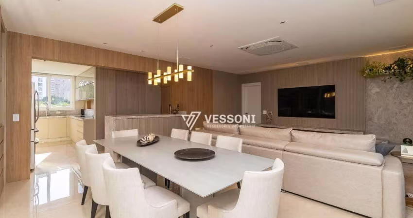 Apartamento no Ecoville, com vista definitiva, 3 Suítes, 3 Vagas, 160m,  R$ 2.590.000,00