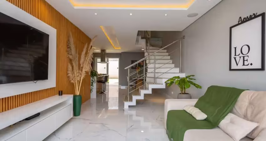 Sobrado em condomínio | porteira fechada | 3 dorm. (1 suíte) | 164 m² | r$ 879.000 - abranches - curitiba/pr