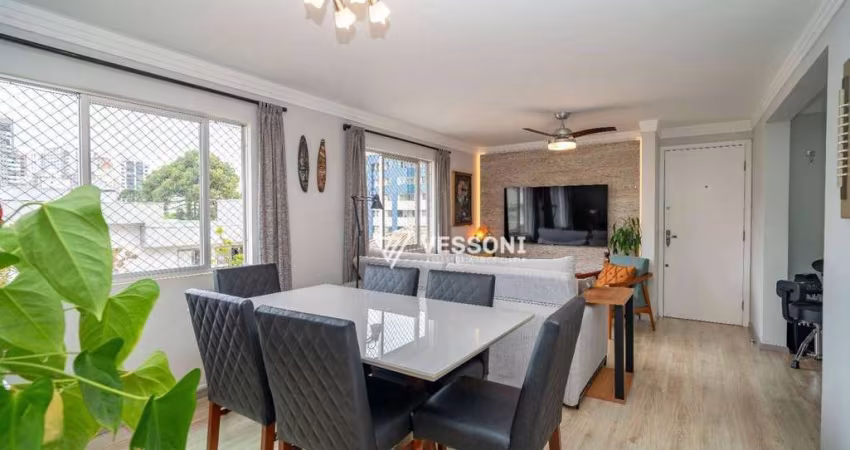 Apartamento com 3 Quartos | Suíte | Face Norte | com Elevador | 89 m², à venda por R$ 580.000 - Vila Izabel - Curitiba/PR