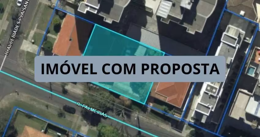 Terreno à venda de  496 m² - dimensão de 26x19 por r$ 1.300.000 - água verde - curitiba/pr