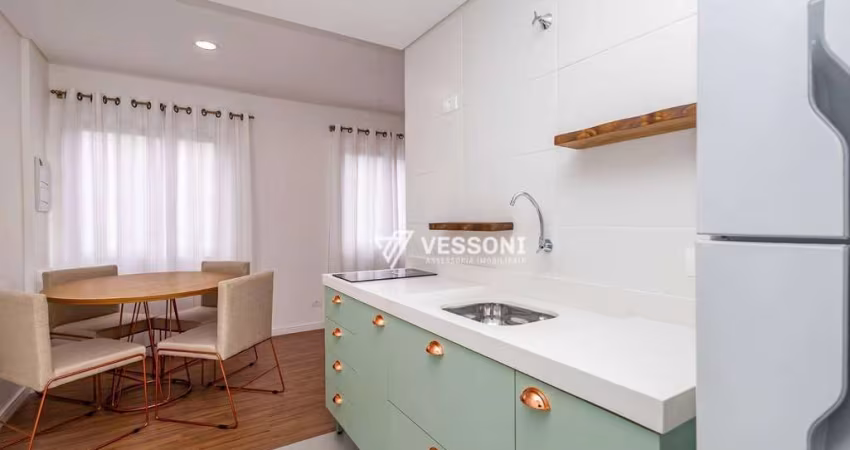Apartamento com 1 dormitório para alugar, 32 m² por R$ 2.350/mês - Rebouças - Curitiba/PR