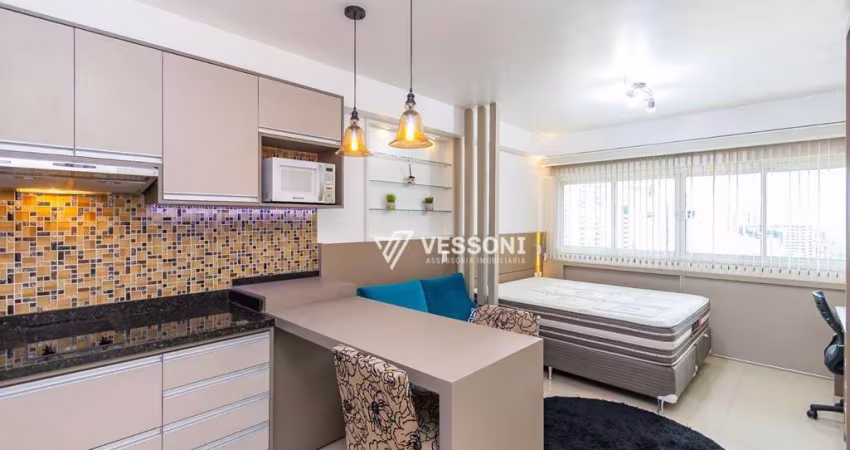 Studio Mobiliado | Condominio Clube | 31 m² Privativos | Aluguel de R$ 2.515/mês - Centro - Curitiba/PR