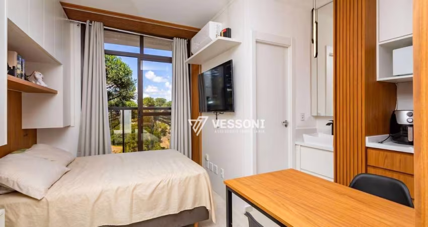 Studio com 1 dormitório, em condomínio clube, à venda por R$ 375.999,00 - Mossunguê - Curitiba/PR