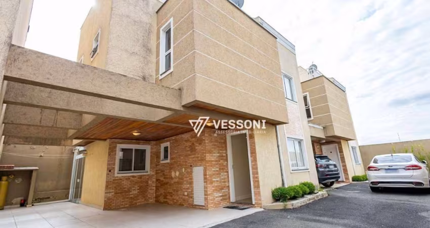 Sobrado em Condomínio | 3 Quartos | Suíte | Ático e Terraço | 3 vagas | 132 m² |  à venda por R$ 730.000 - Atuba - Curitiba/PR