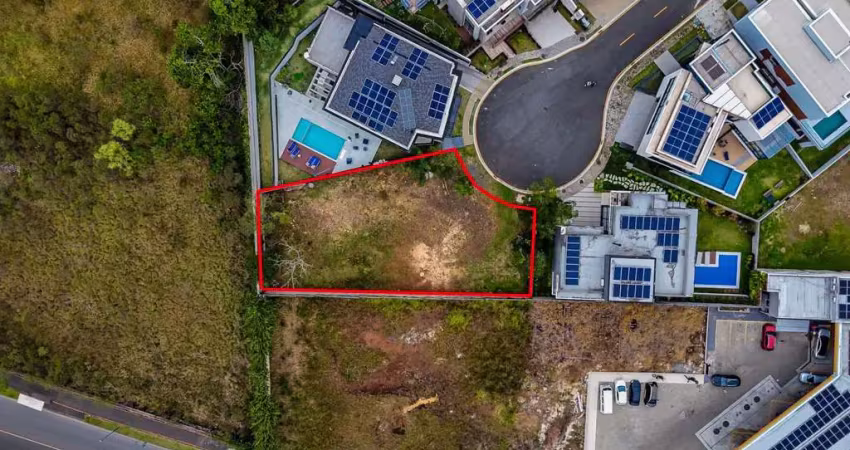 Terreno à venda em condomínio de alto padrão, 778 m² por r$ 1.600.000 - santa felicidade - curitiba/pr