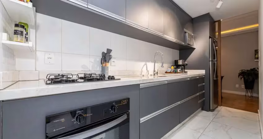 Apartamento garden, 2 dormitórios, 44 m² privativos + 51 m² de área externa, por r$ 425.000 - santa felicidade - curitiba/pr