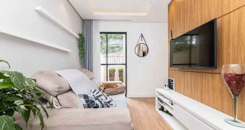 Apartamento garden, 2 dormitórios, 44 m² privativos + 51 m² de área externa, por r$ 425.000 - santa felicidade - curitiba/pr