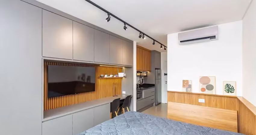 Studio com 1 dormitório para alugar, 25 m² por r$ 2.680/mês - centro - curitiba/pr