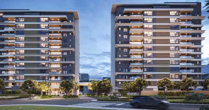 Landhaus, apartamento com 3 suítes, 4 vagas de garagem independentes, face norte, bairro ecoville r$ 3.980.000,00